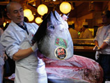 В Японии обновлен традиционный новогодний рекорд: на первых в году торгах на оптовом рыбном рынке Цукидзи в Токио гигантский тунец продан за умопомрачительную сумму в 1,8 млн долларов