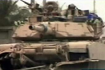 Американский танк в Ираке
