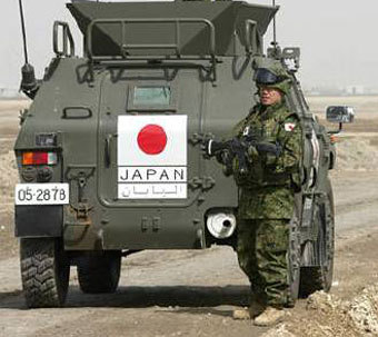 Японские войска в Ираке, фото Reuters