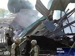 На месте одного из терактов в Багдаде. Кадр НТВ, архив