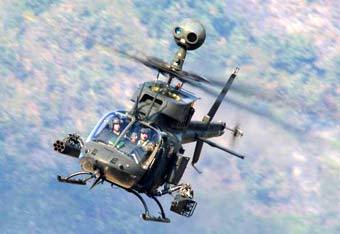 Вертолет OH-58 Kiowa, фото с сайта Namsa.nato.int