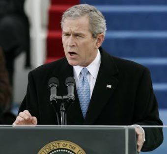 Президент США Джордж Буш: американцы не уйдут из Ирака после выборов. Фото Reuters.