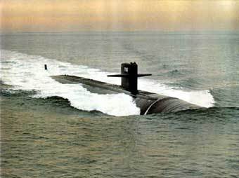 Атомная подводная лодка, фото сайта www.atomicmuseum.com