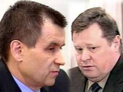 Рашид Нургалиев и Владимир Устинов, кадры телеканала НТВ, архив