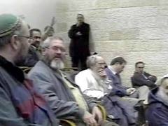 Собрание еврейских радикалов в Иерусалиме. Кадр НТВ