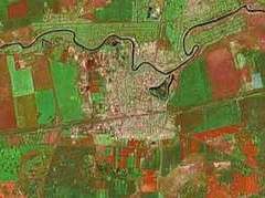 Спутниковый снимок города Калачинска с сайта maps.google.com Спутниковый снимок города Калачинска с сайта maps.google.com