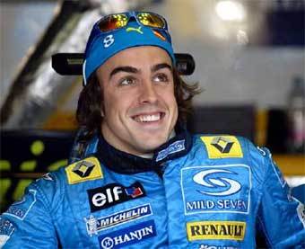Чемпион мира по "Формуле-1" Фернандо Алонсо. Фото Reuters