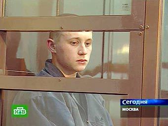 Александр Копцев в зале суда. Кадр телеканала НТВ
