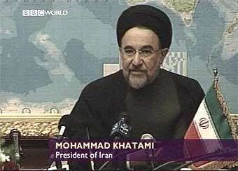 Бывший президент Ирана Мохаммад Хатами. Кадр телеканала BBC News, архив