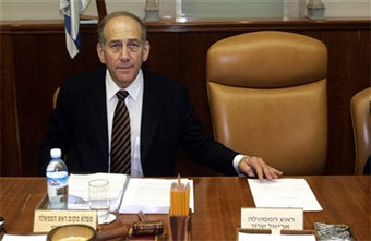 Исполняющий обязанности премьер-министра Израиля Эхуд Ольмерт. Фото AFP