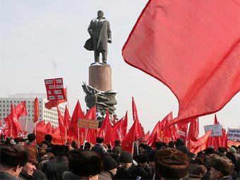 Митинг против реформы ЖКХ в Москве. Фото Евгения Раздобарина, "Лента.Ру"