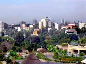 Панорама Аддис-Абебы. фото с сайта wikipedia.org
