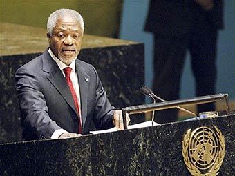 Генсек ООН Кофи Аннан. Фото AFP 