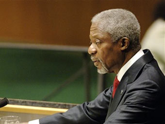 Генсек ООН Кофи Аннан. Фото AFP