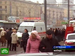 Кадр НТВ с места событий Кадр НТВ с места событий