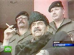 Саддам Хусcейн времен президентства. Кадр из досье НТВ, архив Саддам Хусcейн времен президентства. Кадр из досье НТВ, архив