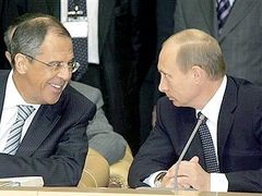 Сергей Лавров и Владимир Путин. Фото AFP Сергей Лавров и Владимир Путин. Фото AFP