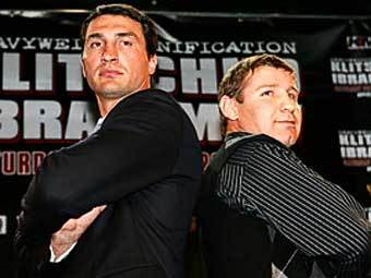 Султан Ибрагимов (справа) и Владимир Кличко. Фото fightnews.com