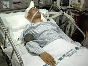 29 декабря 2007 года. Чо Йо Сам в больнице Сеула. Фото AFP