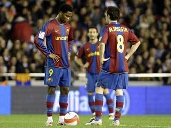 Футболисты "Барселоны". Фото AFP