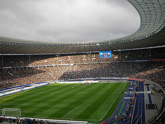 Футбольный стадион в Берлине. Фото AFP