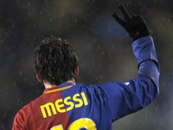 Автор второго гола в ворота "Реала" Лионель Месси. Фото ©AFP