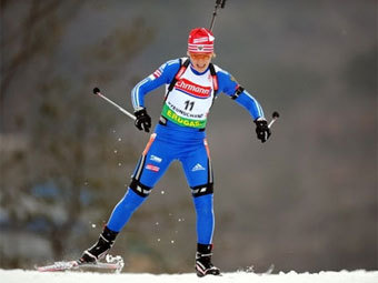 Российская биатлонистка Ольга Зайцева. Фото ©AFP