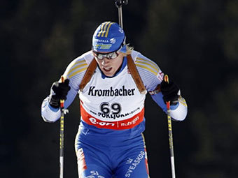 Шведский биатлонист Маттиас Нильссон. Фото ©AFP