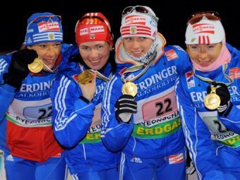 Биатлонистки сборной России. Фото ©AFP