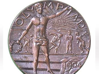 Медаль Олимпиады 1904 года. Изображение с сайта olympic.org