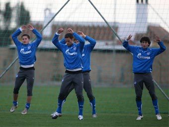 Тренировка "Зенита". Фото с сайта клуба