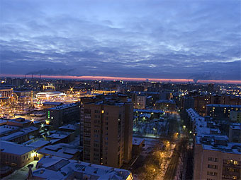 Вид на Тюмень. Фото пользователя Лева с сайта panoramio.com