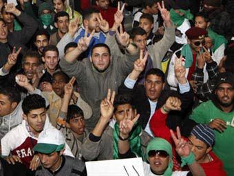 Протестующие в Ливии. Фото ©AFP