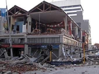 Последствия землетрясения, произошедшего в Крайстчерч в сентябре 2010 года. Фото из архива ©AFP