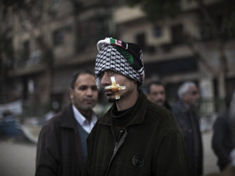Демонстрант в Каире. Архивное фото ©AFP
