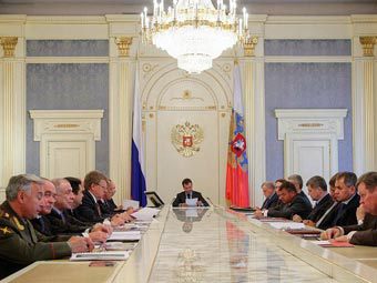 Заседание Совета безопасности. Фото пресс-службы президента России 