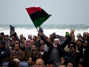 Акция протеста в Бенгази. Фото ©AFP