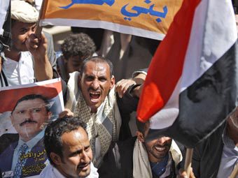 Акция протеста в Йемене. Фото ©AFP