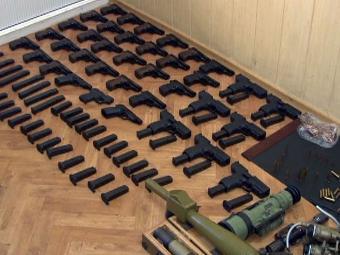 Изъятое оружие. Фото с сайта ГУ МВД Украины в Одесской области