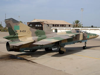 Самолет ВВС Ливии. Фото с сайта militaryphotos.net 