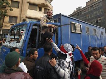 Манифестанты в Каире 19 ноября 2011 года. Фото ©AFP