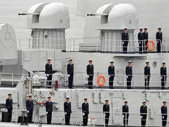 Корабль ВМС Китая. Фото с сайта wsj.net