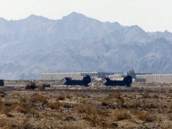 Американские вертолеты на базе Шамси в Пакистане. Архивное фото ©AFP
