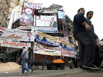 Предвыборная агитация в Каире. Фото ©AFP