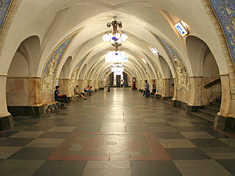 Станция "Таганская" Кольцевой линии. Фото с сайта wikipedia.org, пользователя A.Savin