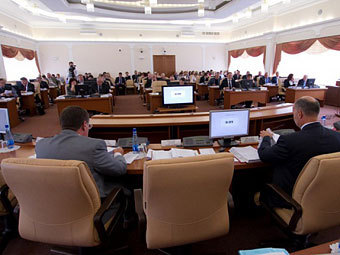 Заседание законодательного собрания Владимирской области. Фото с сайта zsvo.ru