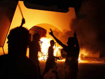 Нападение на базу "Ансар аль-Шариа". Фото Reuters
