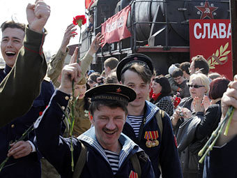 Празднование Дня Победы в Санкт-Петербурге. Фото РИА Новости, Алексей Даничев