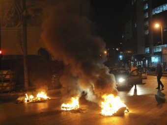 Беспорядки в Бейруте. Фото Reuters