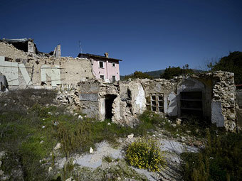 Последствия землетрясения в Италии. Фото ©AFP